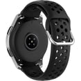 thumbnail image 1 of KOMI Compatible for Samsung Galaxy Watch 3 45mm/Galaxy Watch 46mm/Gear S3 Frontier/Classic Watch, 22mm Watch Band Quick Release Silicone Breathable Strap Wristband for Men, 1 of 5
