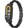 thumbnail image 1 of KOMI Compatible with Xiaomi Mi Smart Band 8 Silicone Strap Metal Adjustable Woven Strap Smart Watch Wristband Accessories for Women Men Replacement Bands, 1 of 7