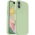 thumbnail image 1 of KOMI Compatible with iPhone 16 Plus Case, Liquid Silicone Upgrade [Camera Protection] [Soft Anti-Scratch Microfiber Lining] Shockproof Phone Case for iPhone 16 Plus 6.7 inch Matcha, 1 of 7