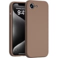 thumbnail image 1 of KOMI Compatible with iPhone 16e Case, Liquid Silicone Upgrade [Camera Protection] [Soft Anti-Scratch Microfiber Lining] Shockproof Phone Case for iPhone 16e 6.1 inch - Khaki, 1 of 9