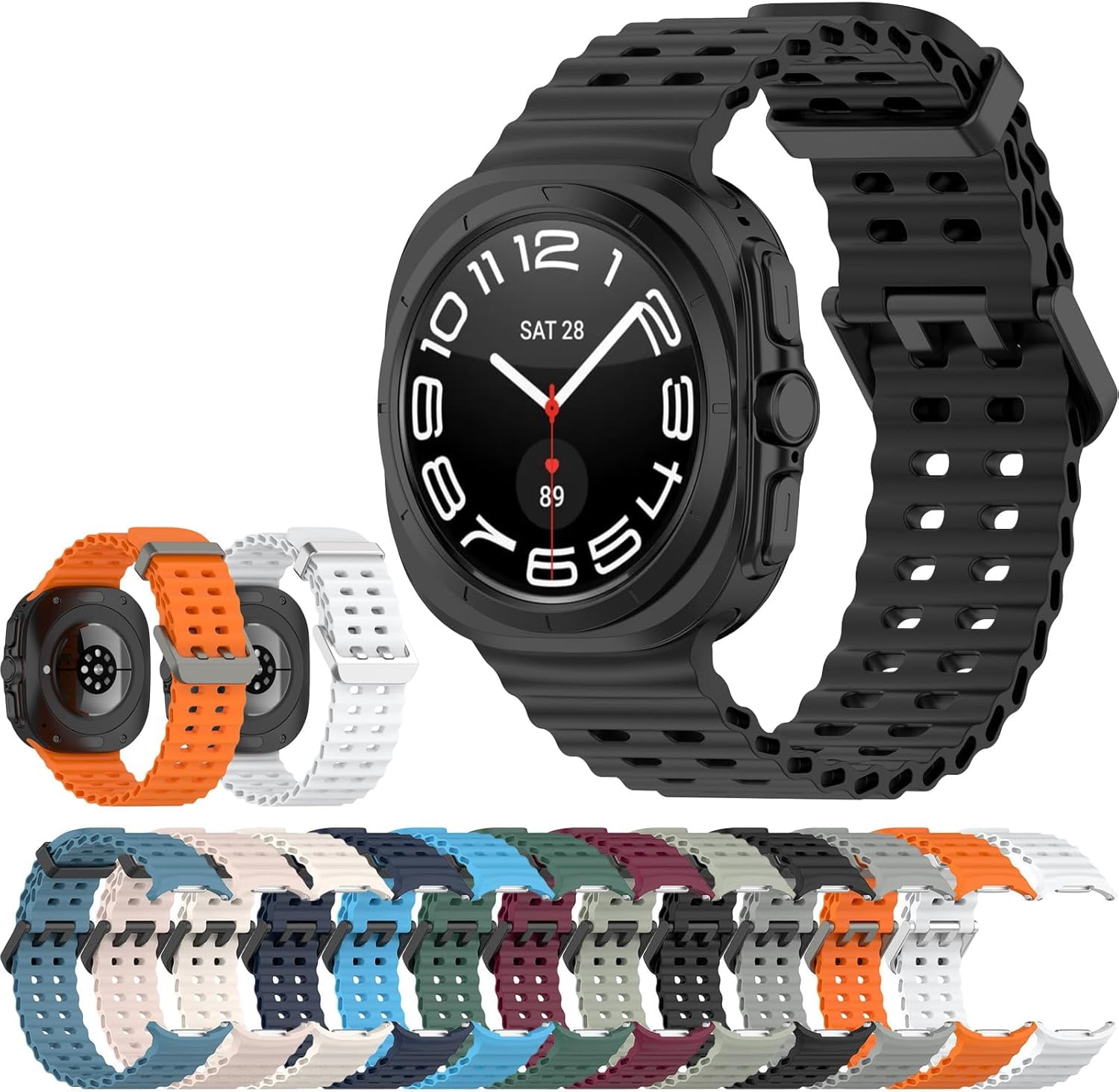 Watch Strap Big W Galaxy Watch Galaxy Watch Black (Bluetooth, 44mm