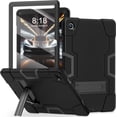 thumbnail image 1 of KOMI Galaxy Tab A9+ Case,for Samsung Galaxy Tab A9 Plus Case with Built-in Screen Protector Kickstand,Hybrid Shockproof Samsung Tablet A9+ Case 11 Inch 2024 Model (SM-X210/X216/X218) Black, 1 of 8