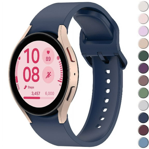 KOMI No Gap Band Compatible for Samsung Galaxy Watch 7 6 5 4 Band 44mm 40mm/Watch 5 Pro Band 45mm/Galaxy Watch 4 Classic 46mm 42mm Band,20mm Quick Release Sport Band Replacement for Galaxy Watch 5 4