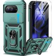 thumbnail image 1 of KOMI for Google Pixel 9a Case with Slide Camera Cover HD Screen Protector [Military Grade 16ft. Drop Tested] Magnetic Ring Holder Kickstand Protective Phone Case for Google Pixel 9A 2025 (6.3 inch), 1 of 8