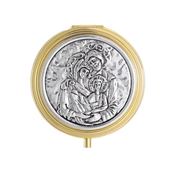 KOMI Holy Family Rosary Box Confirmation Gifts for Teenage Boys or Girls Catholic Decorative Box