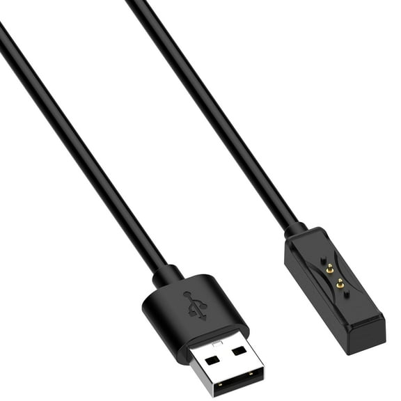 KOMI Magnetic Charger Cable Intended for COROS Heart Rate Monitor Armband, 3.3Ft Replacement High Speed USB Charging Cable Cord for COROS Heart Rate Monitor Accessories, Black