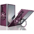thumbnail image 1 of KOMI Magnetic Ring Stand for Samsung Galaxy Z Fold 4 Case Military Grade Shockproof Z Fold 4 Phone Case Kickstand Protective Cover for Samsung Z Fold 4 5G (Purple), 1 of 11
