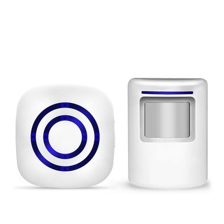 KOMI Motion Sensor Alarm, Wireless Lane Alarm Indoor Home Security Business Detector Alarm System - Monitor and protect property - 1 * Receiver +1 * Transmitter +1 * Instruction manual -38 Chime Tunes