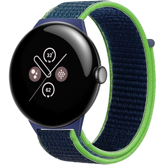 KOMI Nylon Wristbands for Google Pixel Watch 3 45 mm Wristband, Flexible Nylon Woven Fabric Band for Men Women, Breathable Replacement Band for Pixel Watch 3 45mm