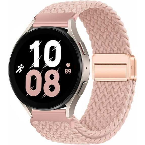 KOMI Nylon magnetic strap compatible with Samsung Galaxy Watch 6/5/4/3 Pro/Classic/Sport/Gear S3/S2 Frontier/Active, The 20mm and 22mm straps are suitable for Samsung watches 47mm 46mm 45mm 44mm 43mm