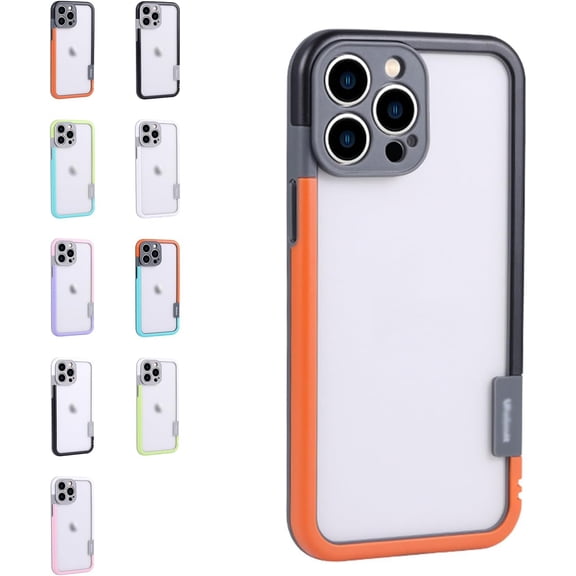 KOMI Open-Frame Heat Dissipation for iPhone Case, Open-Frame Heat Dissipation iPhone Case - Lightweight and Protective for iPhone 13 14 15 16 Pro Max, 14 Pro