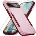 thumbnail image 1 of KOMI for Pixel 9 Pro XL Case,Google Pixel 9 Pro XL Case,with Screen Protector,[Military Grade Drop Tested] Heavy-Duty Tough Rugged Shockproof Protective Case for Google Pixel 9 Pro XL, Pink, 1 of 6