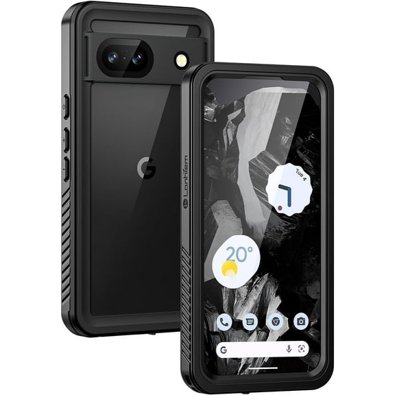 KOMI for Pixel 9 Pro XL Case, IP68 Waterproof Dustproof, Built-in Screen Protector, Rugged Full Body Shockproof Phone Case for Google Pixel 9 Pro XL, Obsidian Black