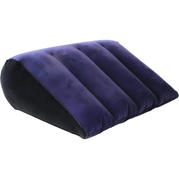 KOMI Portable Wedge Pillow Inflatable Cushion - Body Positioners for Legs and Back Support for Sleeping, Reading and Rest, Use in Bed, Travel, Camping Or OfficeFast Inflating Deflation
