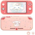 thumbnail image 1 of KOMI Protective Case Design for Switch Lite, TPU Cover Case Cute Rabbit Animal Pattern Shock-Absorption Design Hard Cover with 2 pcs Thumb Grips - Pink 3 Rabbit, 1 of 9