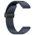 thumbnail image 1 of KOMI Quick Release Watch Band for Garmin, 26mm Silicone Watch Strap Soft Rubber Adjustable Replacement Wristband for Garmin Fenix 7X/Fenix 6X Pro/Fenix 3, Blue 26MM, 1 of 12