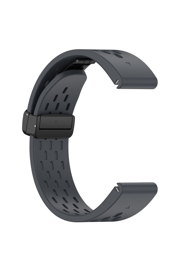 Quick Release Watch Band for Garmin, 26mm Silicone Watch Strap Soft Rubber Adjustable Replacement Wristband for Garmin Fenix 7X/Fenix 6X Pro/Fenix 3, Gray 26MM