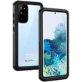 thumbnail image 1 of KOMI Samsung Galaxy S20 Case (Not for Plus or Ultra), IP68 Waterproof Dustproof Case with Built-in Screen Protector, Heavy Duty Full Body Protective Cover for S20 5G, Black/Clear, 1 of 8