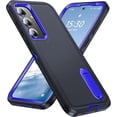 thumbnail image 1 of KOMI for Samsung Galaxy S24 Plus Case for Samsung S24 Plus Phone Case with Built in Kickstand, Shockproof/DropProof Military Grade Protective Cover for Galaxy S24 Plus 5G Dark Blue/Sapphire, 1 of 7
