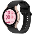 thumbnail image 1 of KOMI for Samsung Galaxy Watch 5 Band 40mm 44mm / Galaxy Watch 5 Pro Bands 45mm, 20mm Soft Silicone No Gap Sport Band Adjustable Replacement Strap for Galaxy Watch 5 Band Women Men Black, 1 of 11