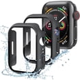 thumbnail image 1 of KOMI Screen Case Compatible with Apple Watch, Waterproof Full Coverage Hard PC Bumper Protective Cover Built in HD Tempered Glass Screen Protector Compatible with Apple Watch 44mm, 1 of 7