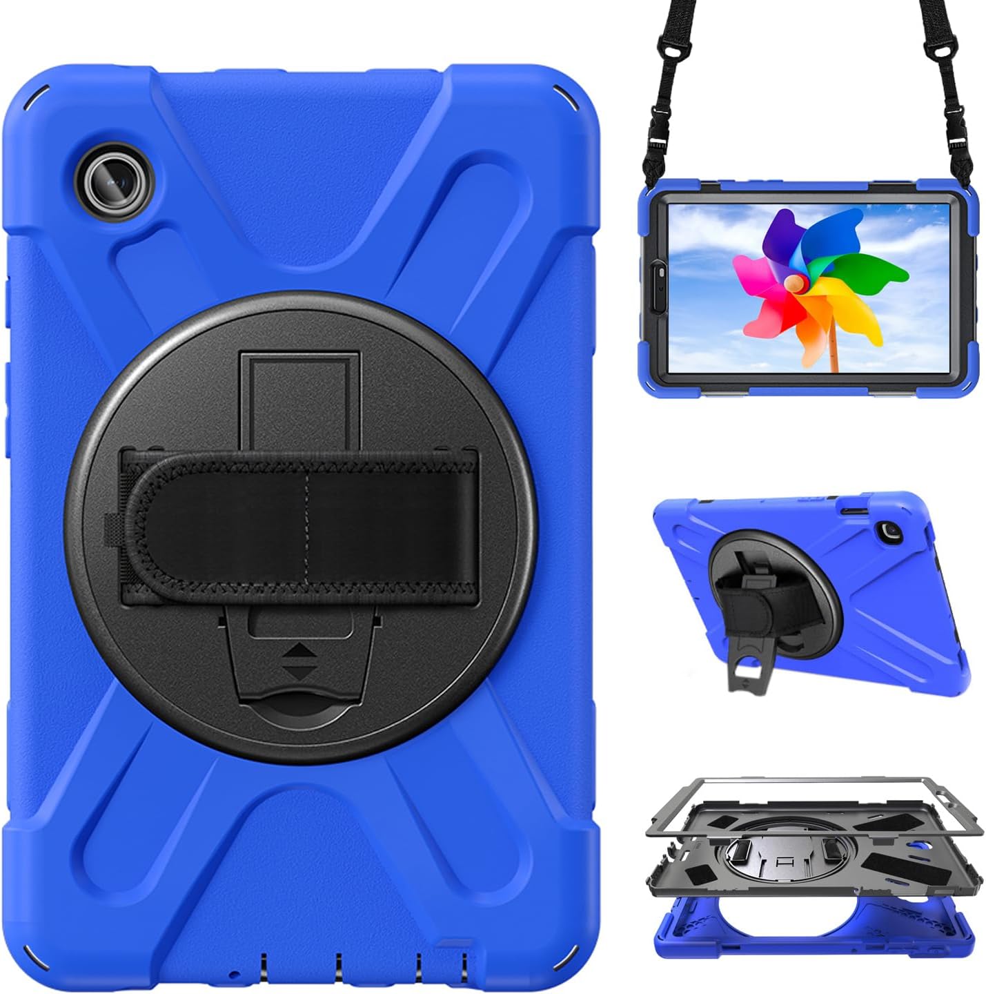 KOMI Shockproof Case for Samsung Galaxy Tab A9 8.7'' 2023 (SMX110 SM