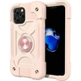 thumbnail image 1 of KOMI Shockproof Case for iPhone 16 Pro Max/16 Pro/16 Plus/16, Silicone Anti-Fall Cover with Kickstand Screen Camera Protection Case, Pink, iPhone 16 Pro Max, 1 of 6