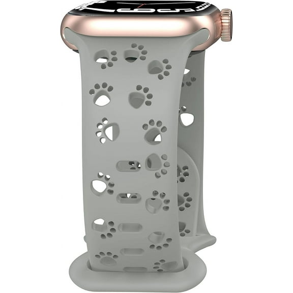 KOMI Silicone Band Compatible with Apple Watch Band 38mm 40mm 41mm 42mm 44mm 45mm 49mm, Hollow-Out Design Wristbands Soft Sport Breathable Watch Bands for iWatch Ultra SE Series Series 8 7 6 5 4 3 2 1