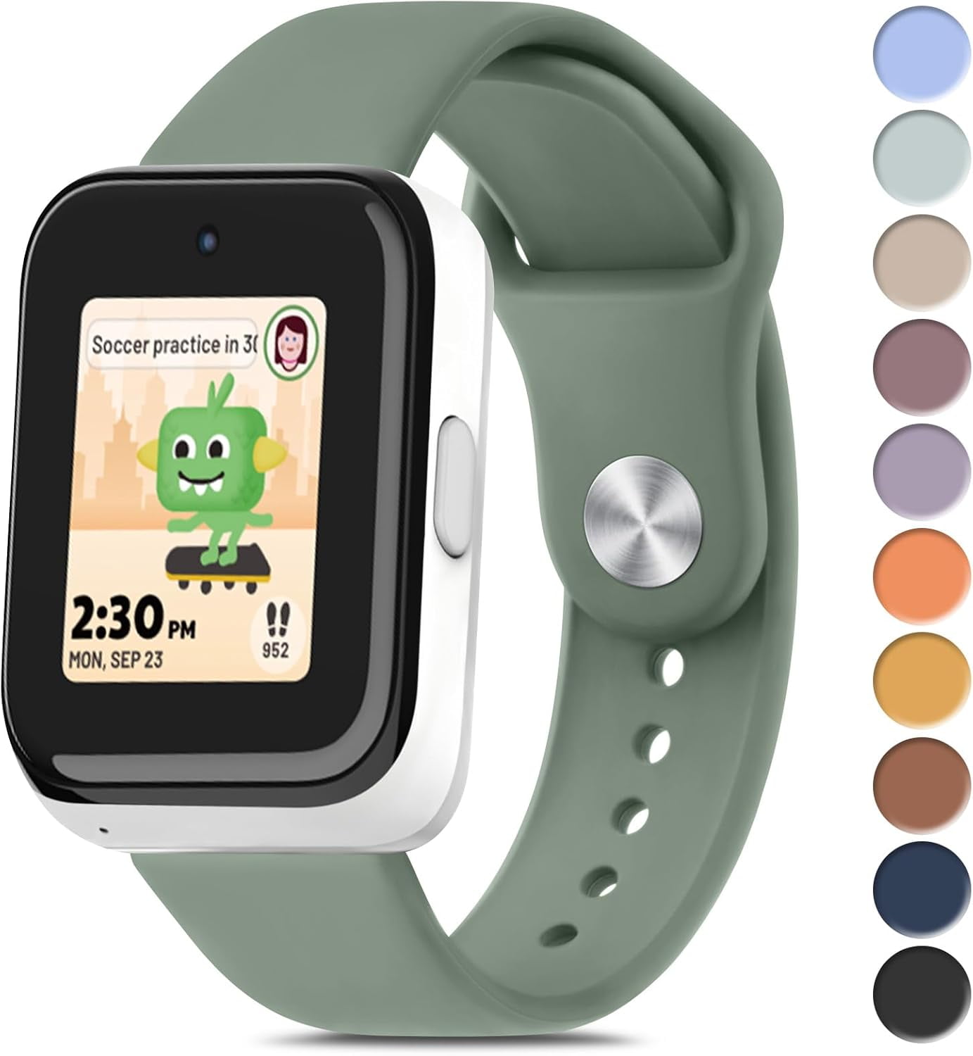 Verizon GizmoWatch Band for Kids Moondust Compatible with GizmoWatch 3 2 Walmart