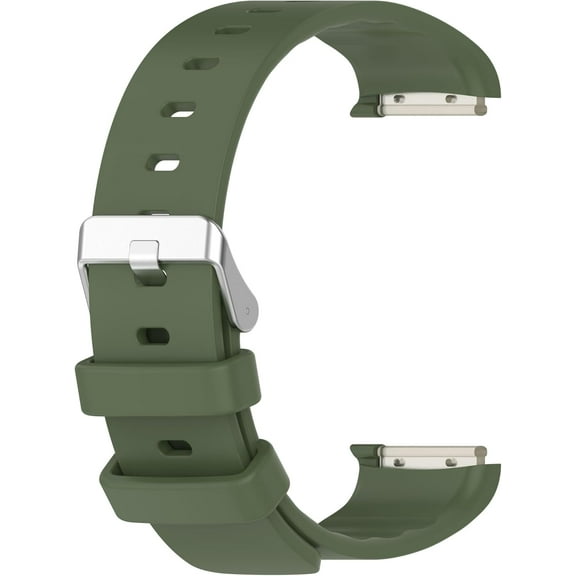 KOMI Silicone Strap is Suitable for Emeterm Fashion Band Silicone Replacement Watch Strap for Smart Watches Dark Green