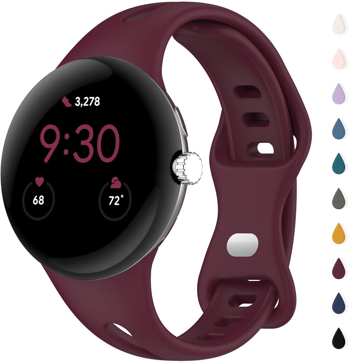 KOMI Slim Bands Compatible with Google Pixel Watch 3 (41mm