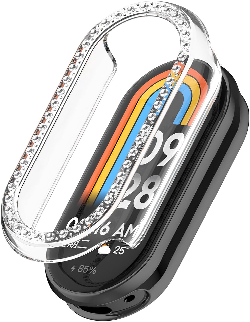 KOMI Smartwatch Cover PC Case for xiaomi Band 8 Half Coverage Housing