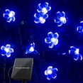 thumbnail image 1 of KOMI Solar String Flower Lights Outdoor Waterproof, 39ft 100LED Solar Garden String Lights for Outside, 8 Modes Outdoor String Lights for Valentine's Day Patio Yard Porch Lawn Tree Decor (Blue), 1 of 7