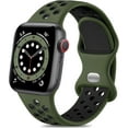 thumbnail image 1 of KOMI Sport Band Compatible with Apple Watch Band 38mm 40mm 41mm 45mm 44mm 42mm 49mm for Women Men,Soft Silicone Breathable Wristband Replacement Strap for iWatch Ultra 2 SE Series 9 8 7 6 5 4 3 2 1, 1 of 9