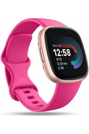 Sport Band Compatible with Fitbit Versa 4 Bands/Versa 3 Bands & Fitbit Sense Bands/Sense 2 Bands for Women Men, Soft Replacement Strap Accessories for Fitbit Sense/Sense 2/Versa 4/Versa 3 Watch
