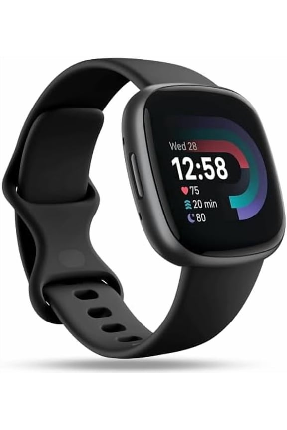 Sport Band Compatible with Fitbit Versa 4 Bands/Versa 3 Bands & Fitbit Sense Bands/Sense 2 Bands for Women Men, Soft Replacement Strap Accessories for Fitbit Sense/Sense 2/Versa 4/Versa 3 Watch