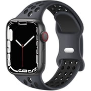KOMI Sport Bands Compatible for Apple Watch Bands 38mm 40mm 41mm 42mm 44mm 45mm 49mm,Soft Silicone Sport Women Men Replacement Strap Compatible with iWatch Ultra 2 & SE & Series 9/8/7/6/5/4/3/2/1