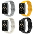 thumbnail image 1 of KOMI Compatible with Xiaomi Mi Band 7 Pro Replacement Band - Silicone Replacement Wrist Band Strap Compatible with Xiaomi Band 7 Pro Silicone 4 Pcs, 1 of 5