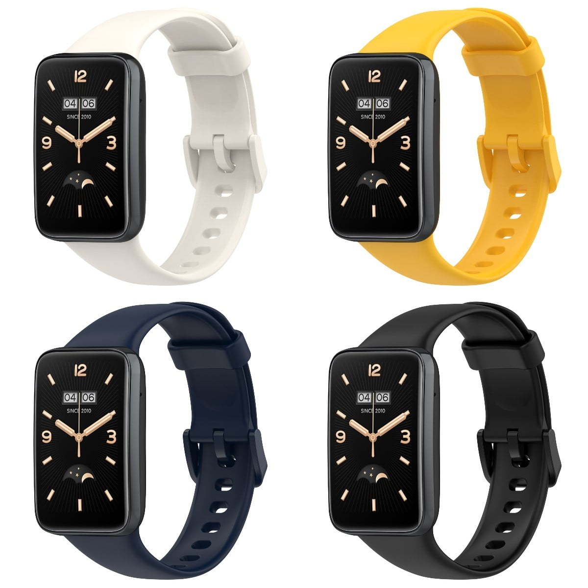 【美品】Xiaomi Smart Band 7 Pro KOMI 4 Pack Wristbands for Xiaomi Mi Band 7 Pro Straps Replacement