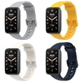 thumbnail image 1 of KOMI 4 Pack Wristbands for Xiaomi Mi Band 7 Pro Straps Replacement TPU Silicone Watch Band Adjustable & Colorful Compatible for Xiaomi Smart Band 7 Pro, 1 of 5