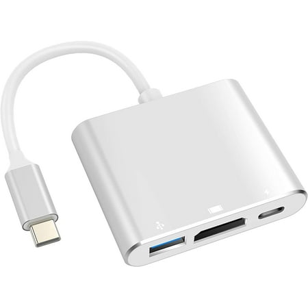 KOMI USB C to HDMI Adapter - 4K Multiport AV Converter for MacBook Pro/Air, iPad Pro - With USB C, USB 3.0 and HDMI Ports price history and forecast - KOMI