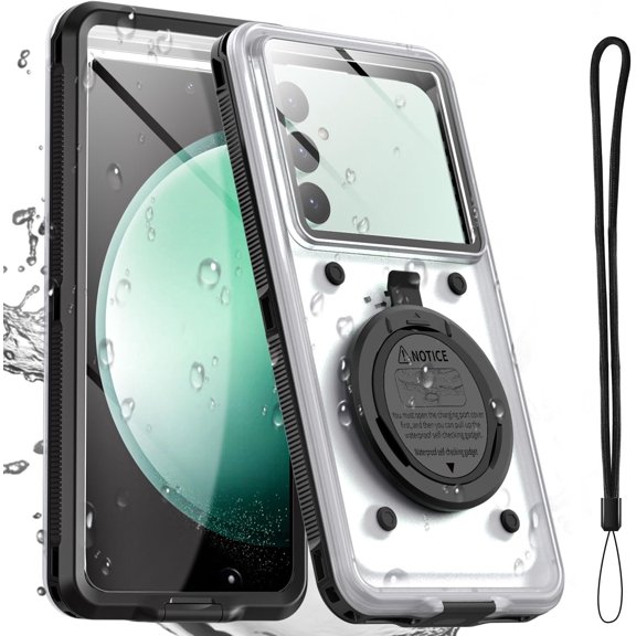 KOMI Waterproof Phone Case,Universal Self-Check Function Underwater Pouch Dry Bag Beach Travel Essentials Tech Gadgets for iPhone 15 14 13 11 12/Samsung S24/LG,Google/Xiaomi/Motorola_1