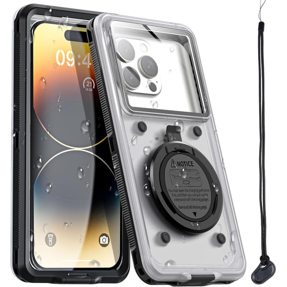 KOMI Waterproof Phone Case,Universal Self-Check Function Underwater Pouch Dry Bag Beach Travel Essentials Tech Gadgets for iPhone 15 14 13 11 12/Samsung S24/LG,Google/Xiaomi/Motorola_6