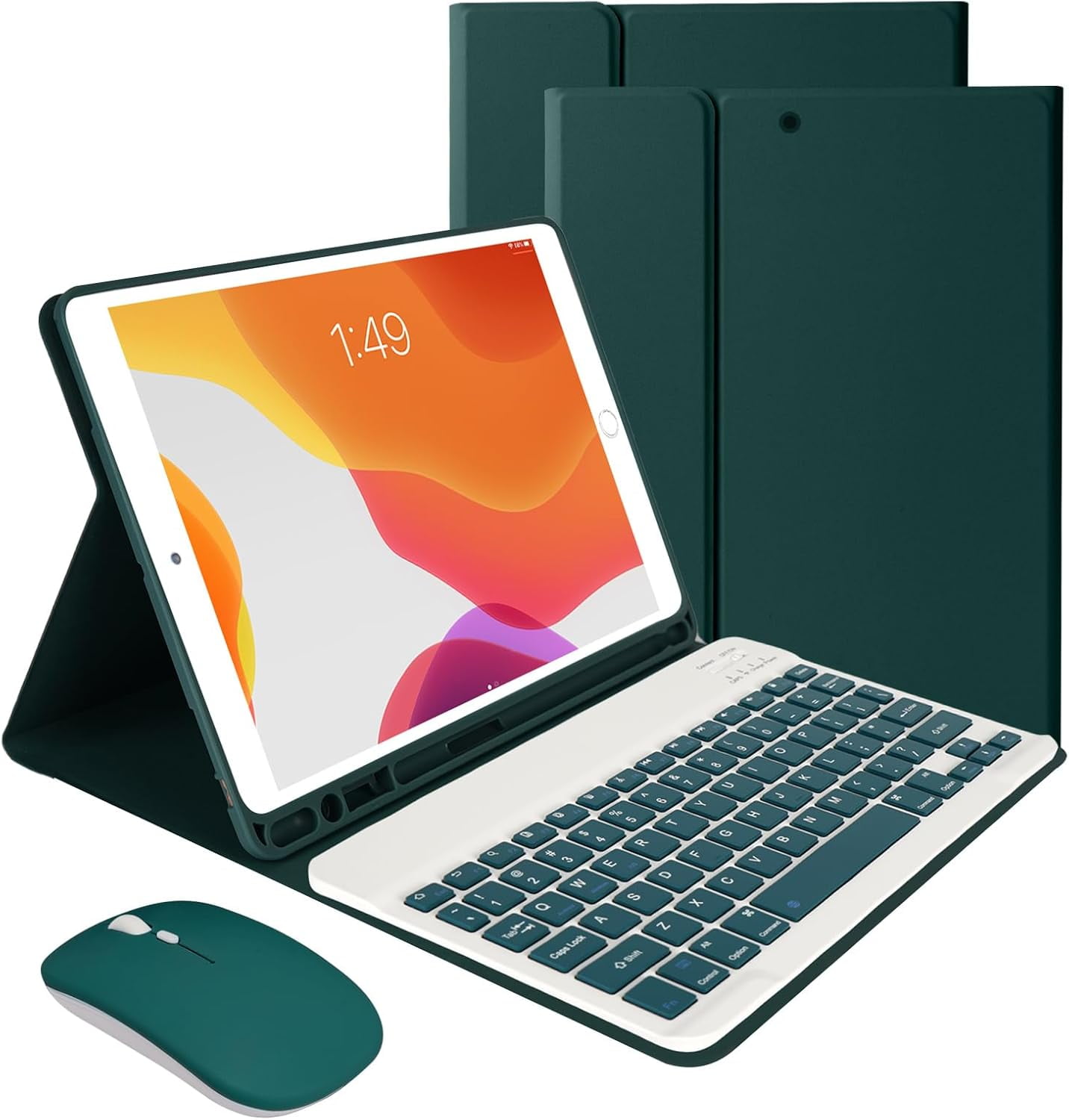 KOMI Wireless Keyboard Case with Mouse for iPad 10.2
