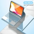 thumbnail image 1 of KOMI Wireless Keyboard Case with Mouse for iPad 10.2" 9th 8th 7th Generation, Detachable Bluetooth Keyboard with Pencil Holder for iPad 10.2 Inch/iPad Air 10.5"(3rd Gen)/iPad Pro 10.5 in, 1 of 6