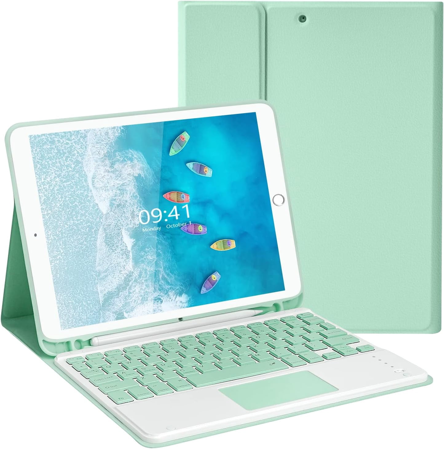KOMI Wireless Keyboard Case with Touchpad for iPad 10.2