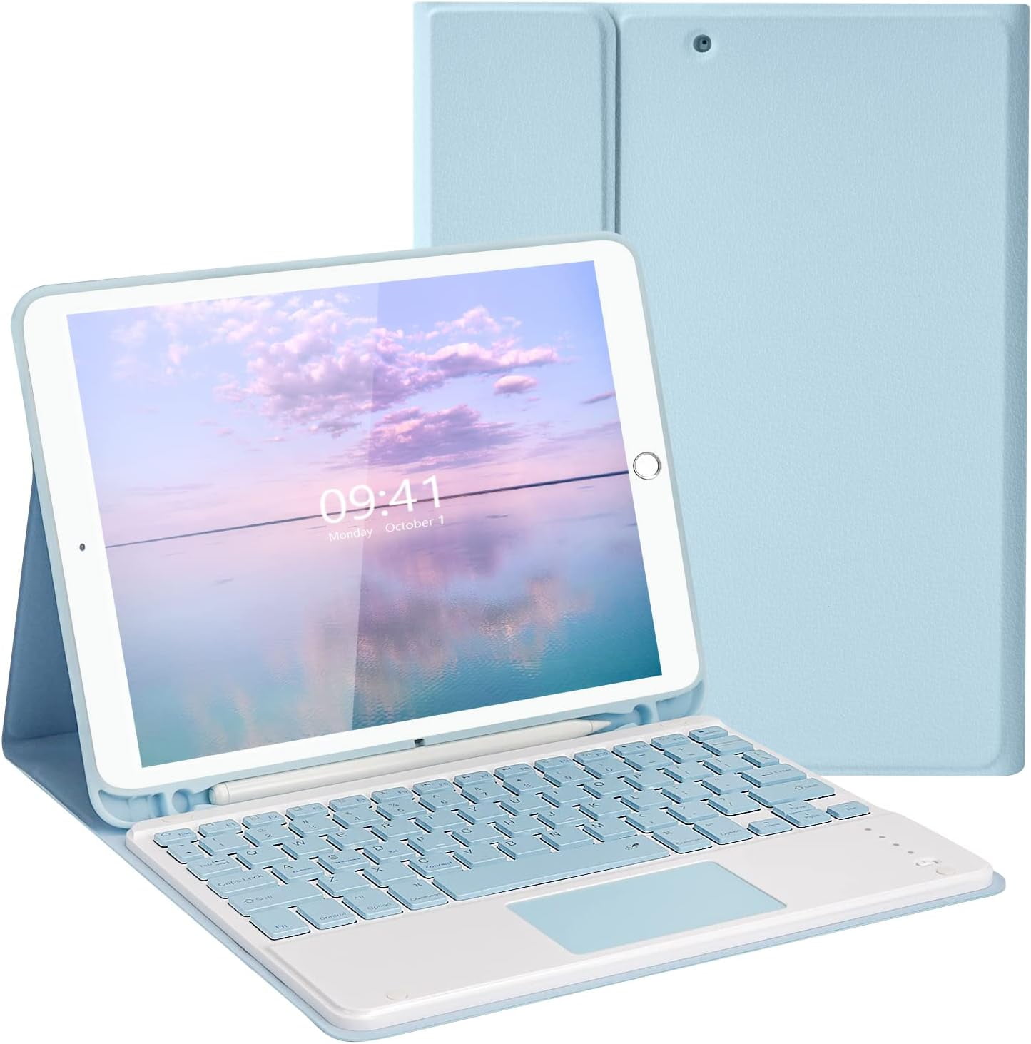 KOMI Wireless Keyboard Case with Touchpad for iPad 10.2