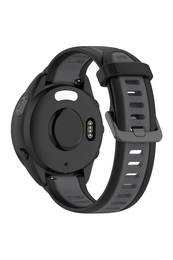applies Garmin Forerunner165 silicone strap 20mm two-color texture strap 22mm official strap