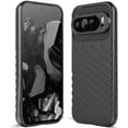 thumbnail image 1 of KOMI for Pixel 8 Case: Shock Absorption Anti Scratch Heavy Duty Durable Drop Protection Cell Phone Cover for Google Pixel 8 (LT Black), 1 of 7