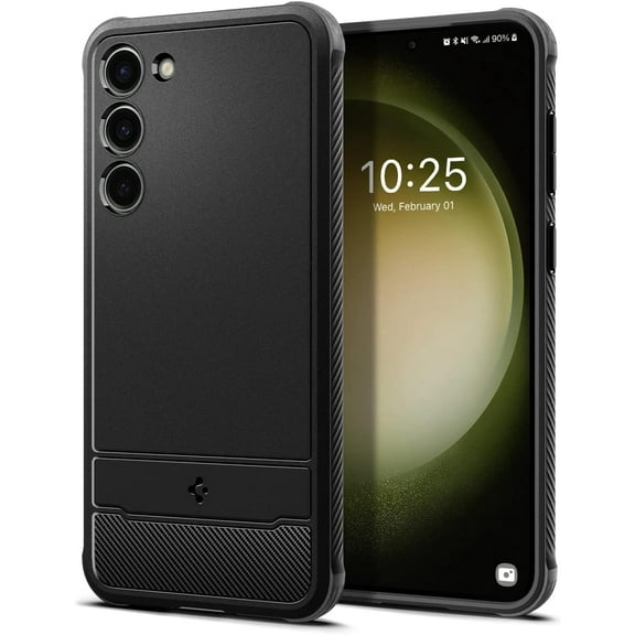 KOMI for Rugged Armor Designed for Galaxy S23 Case (2023) - Matte Black